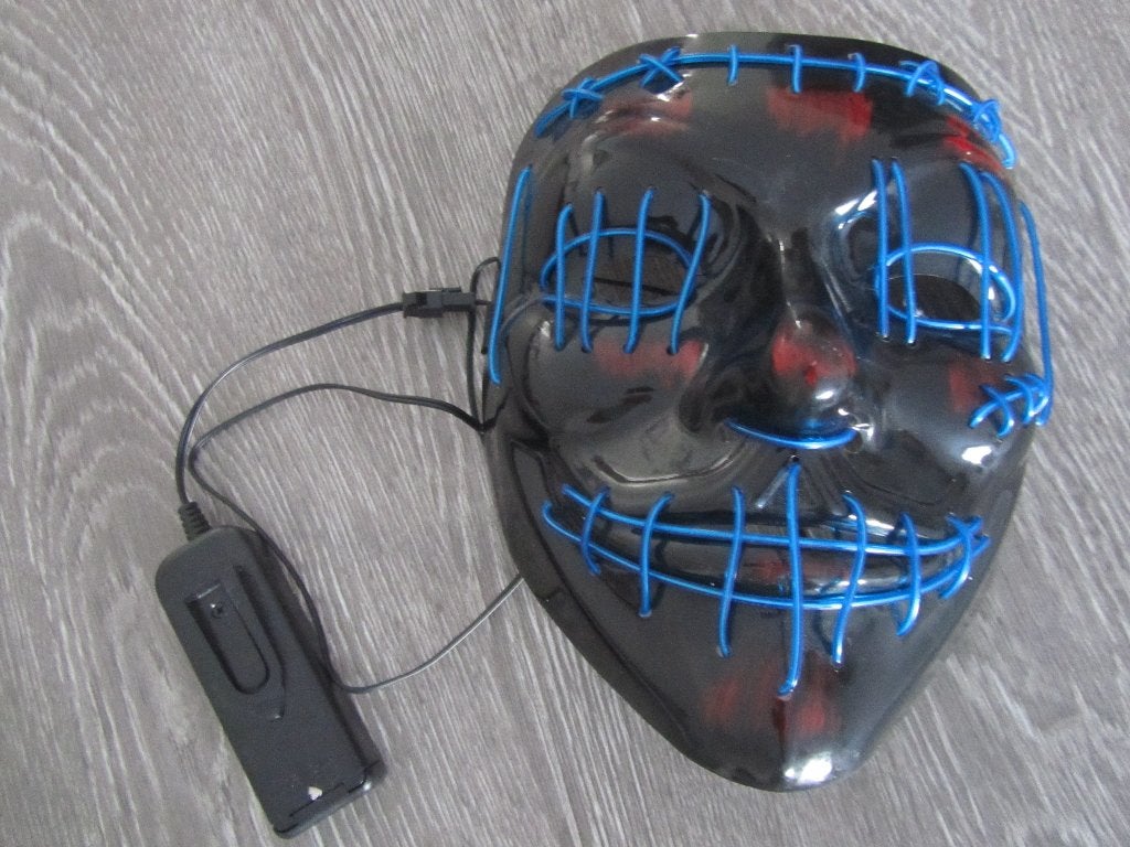LED MASKER MET LICHT, Ophalen of Verzenden, Gebruikt, Jongen