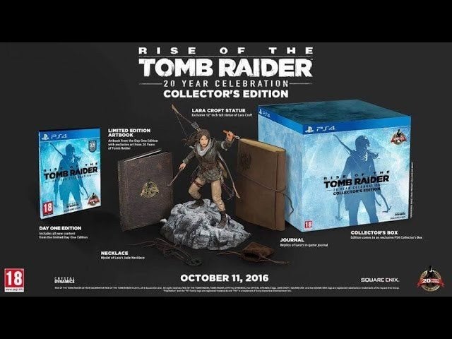 Rise of the Tomb Raider: 20 Year Celebration, PlayStation 4, Consoles de jeu & Jeux vidéo, 1 joueur, Enlèvement, Autres genres