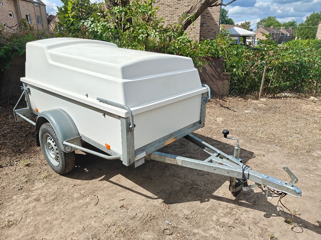 Bagage galvanise aanhangwagen L2m B1,10m H80cm 750kg met id, Auto diversen, Ophalen, Zo goed als nieuw