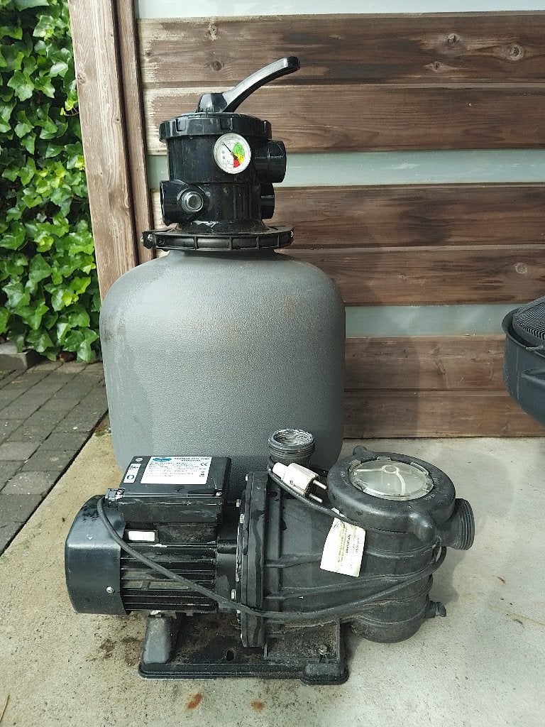 zwembadpomp met zandfilter, Tuin en Terras, Zwembad-toebehoren, Ophalen, Gebruikt, Zwembadpomp