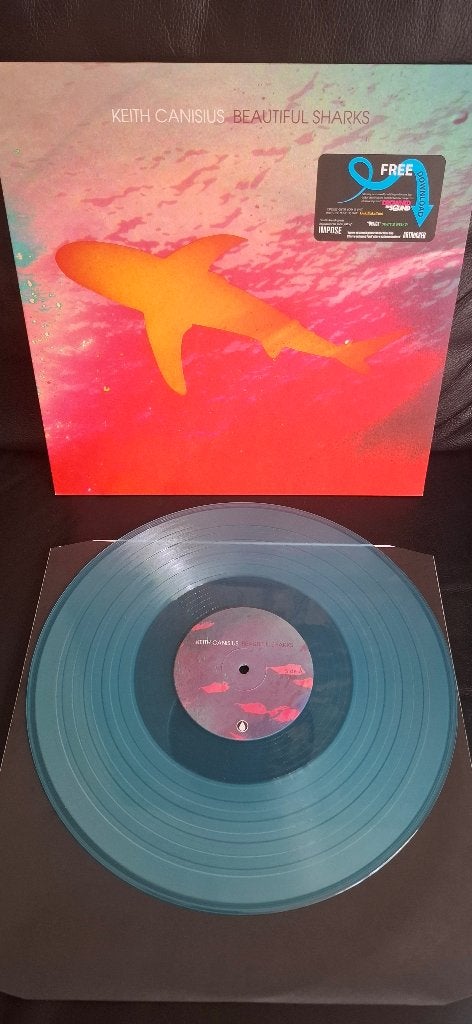 Keith Canisius - Beautiful Sharks LP Rock Shoegaze, Cd's en Dvd's, Vinyl | Rock, LP, Colored vinyl, Ophalen of Verzenden, Zo goed als nieuw