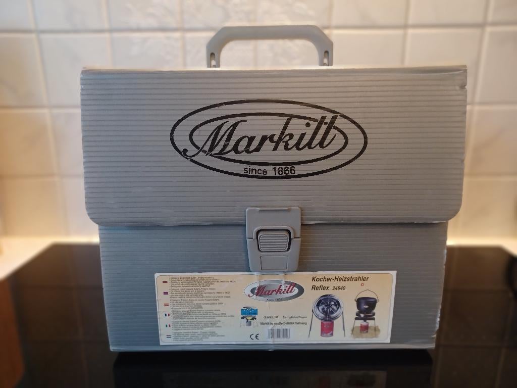 Verwarmings/kook toestel : Markill - Reflex nr.24940, Caravans en Kamperen, Kampeeraccessoires, Ophalen of Verzenden, Zo goed als nieuw