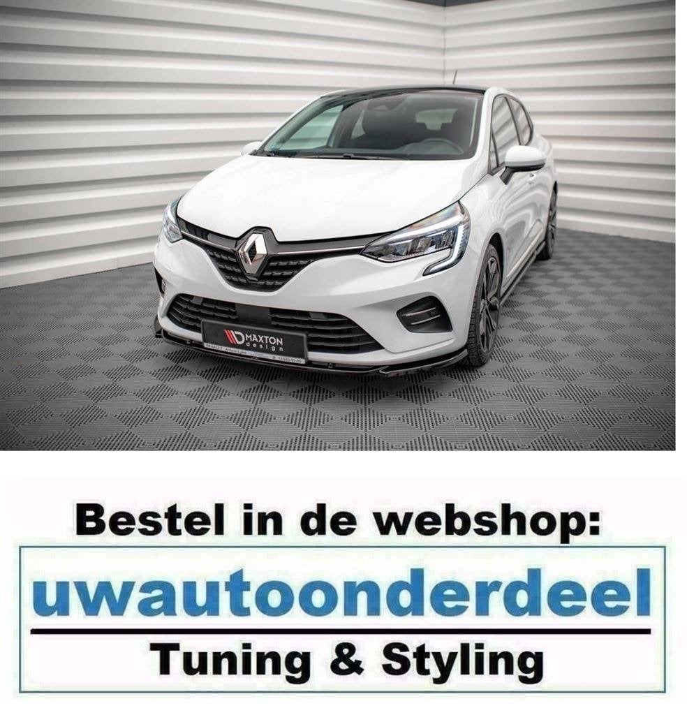 Maxton Design Spoiler Lip Splitter Voor Renault Clio Mk5, Auto diversen, Tuning en Styling, Verzenden