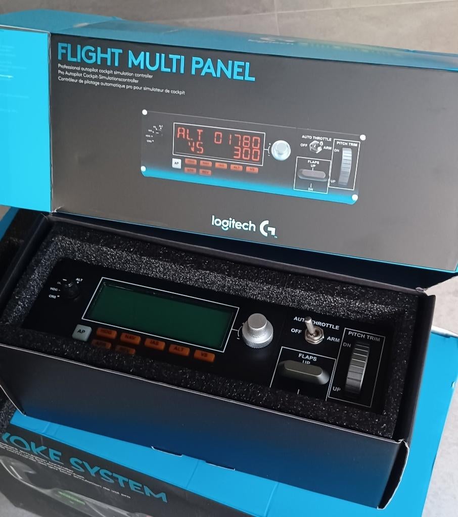 Logitech Flight Multi Panel, Ophalen, Zo goed als nieuw, Logitech