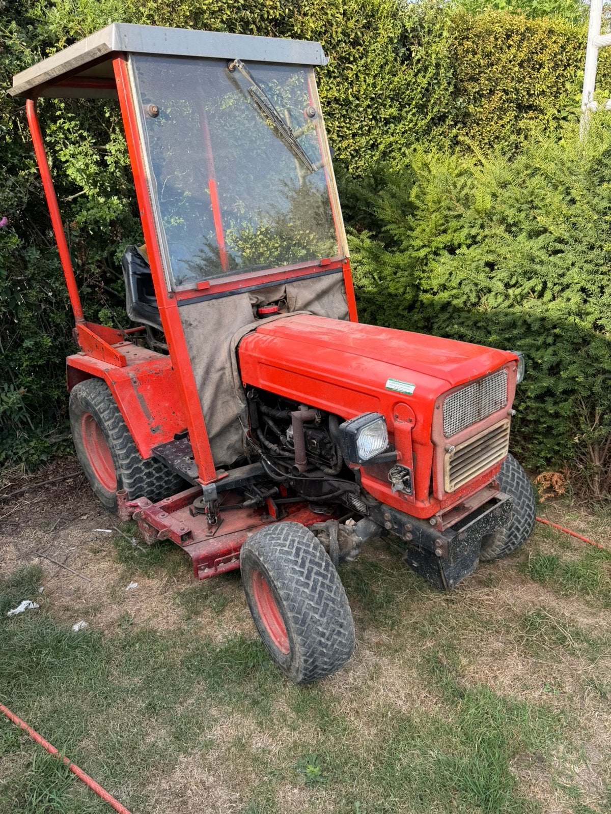Mini tractor, Ophalen