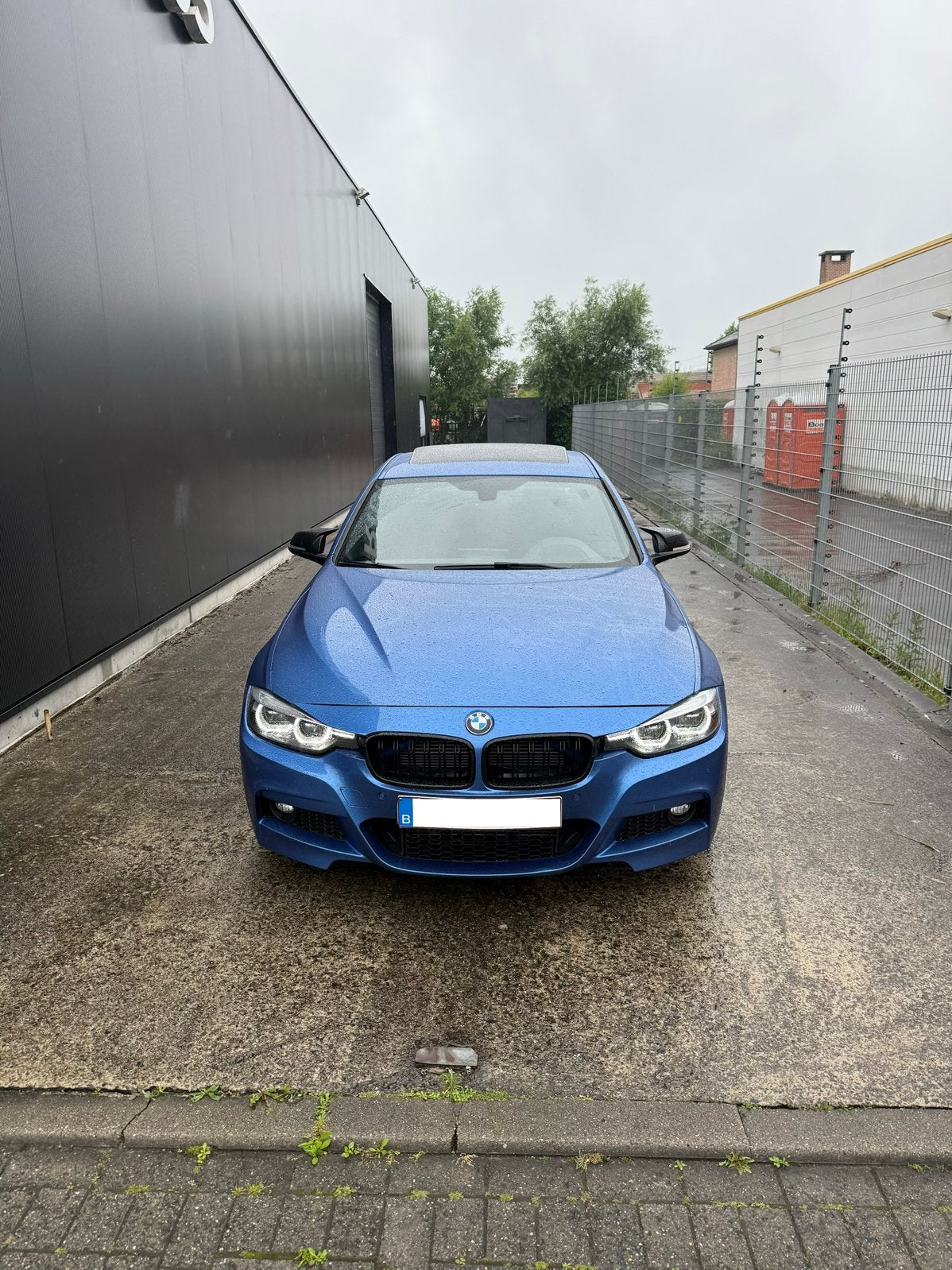 BMW 330e 2016 M-pakket, Auto's, 1989 cc, Blauw, Leder, 5 deurs