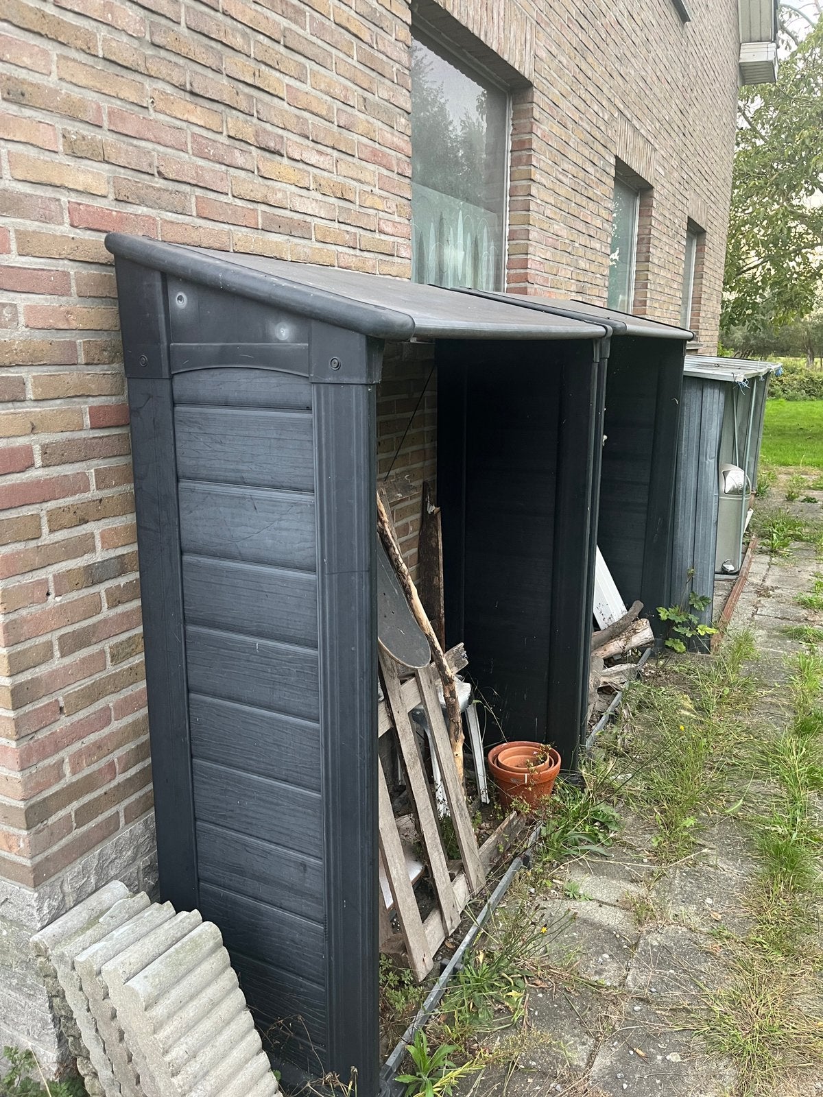 Abris bois, Enlèvement, Comme neuf, Bois