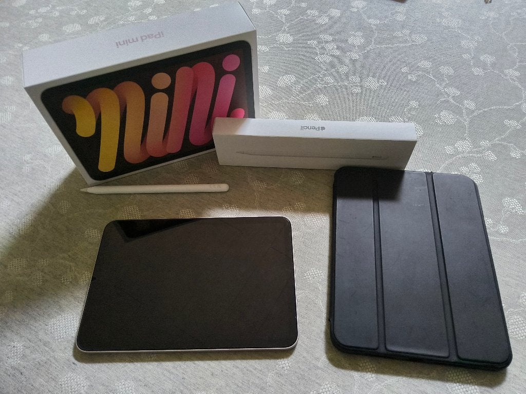 iPad Mini 6 + Apple Pencil, Or Rose, 8 pouces, Comme neuf, Enlèvement