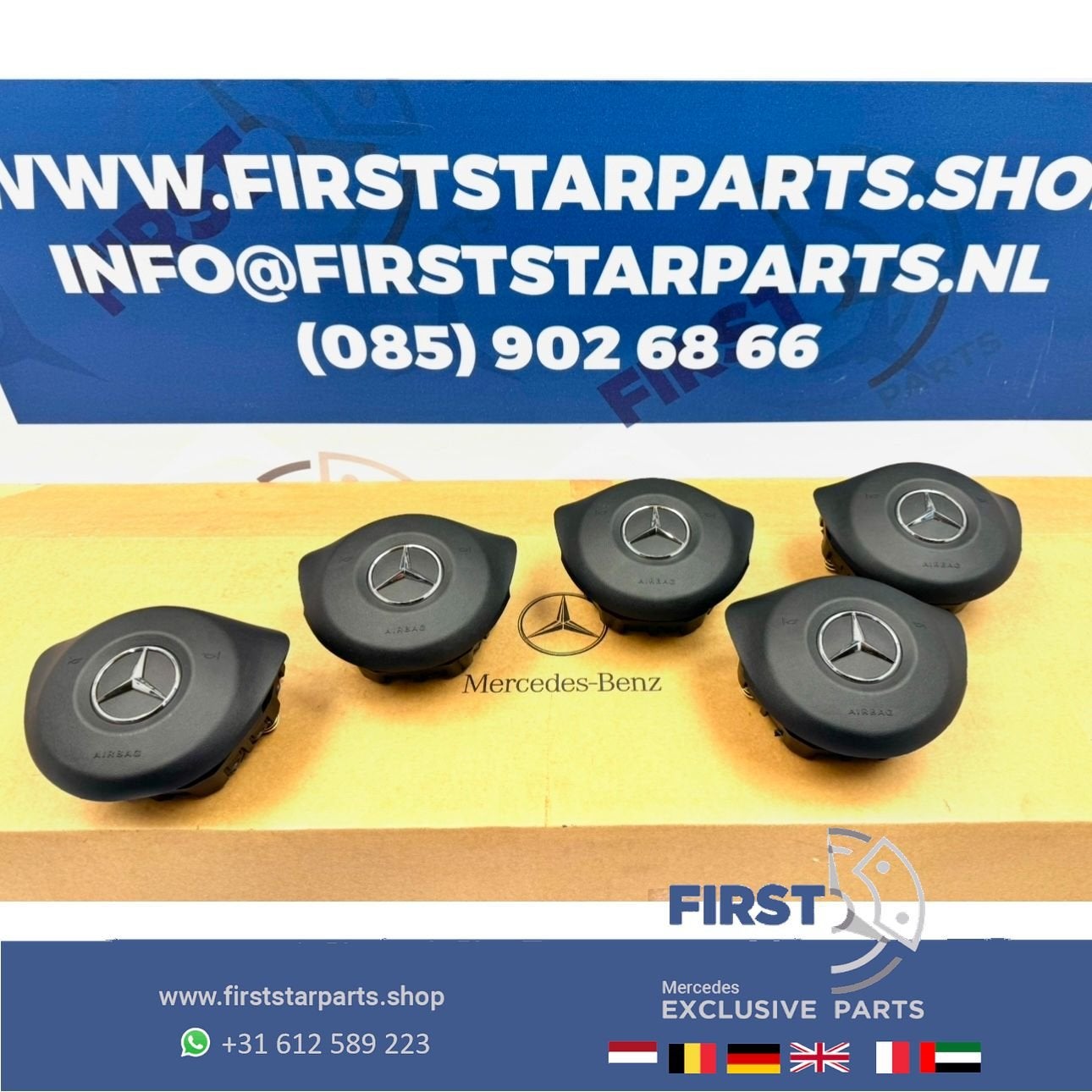 W156 FACELIFT AMG STUURAIRBAG Mercedes GLA KLASSE ORIGINEEL, Utilisé, -, -, Enlèvement ou Envoi