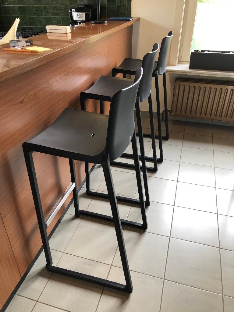 Barstoelen SET van 3 | Barkruk  Kasar by Flexfurn, Ophalen, Kunststof, Met voetsteun, Zo goed als nieuw