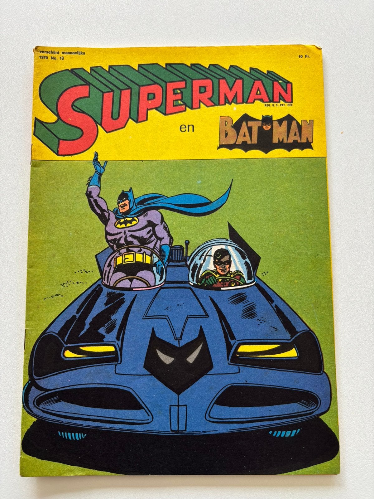 Superman strip uit 1970, Eén comic, Ophalen, Gelezen