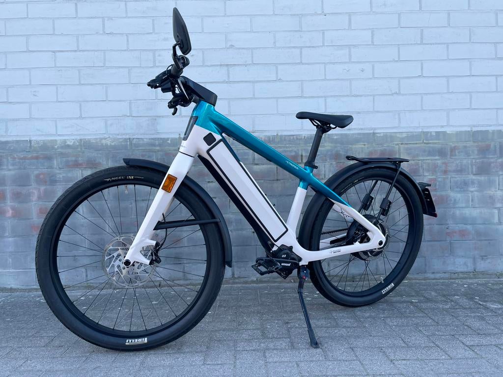 Stromer St3 pinion 983Wh Desert Skey Medium, Fietsen en Brommers, Elektrische fietsen, Zo goed als nieuw, Stromer, Ophalen