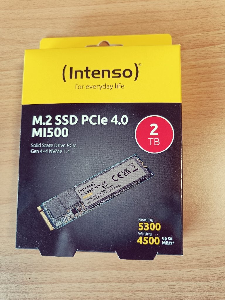 [Nieuw/verzegeld] INTENSO MI500 Nvme SSD - Pcie 4.0 - 2 Tb, Computers en Software, Harde schijven, Intern, SSD, Intenso, Nieuw