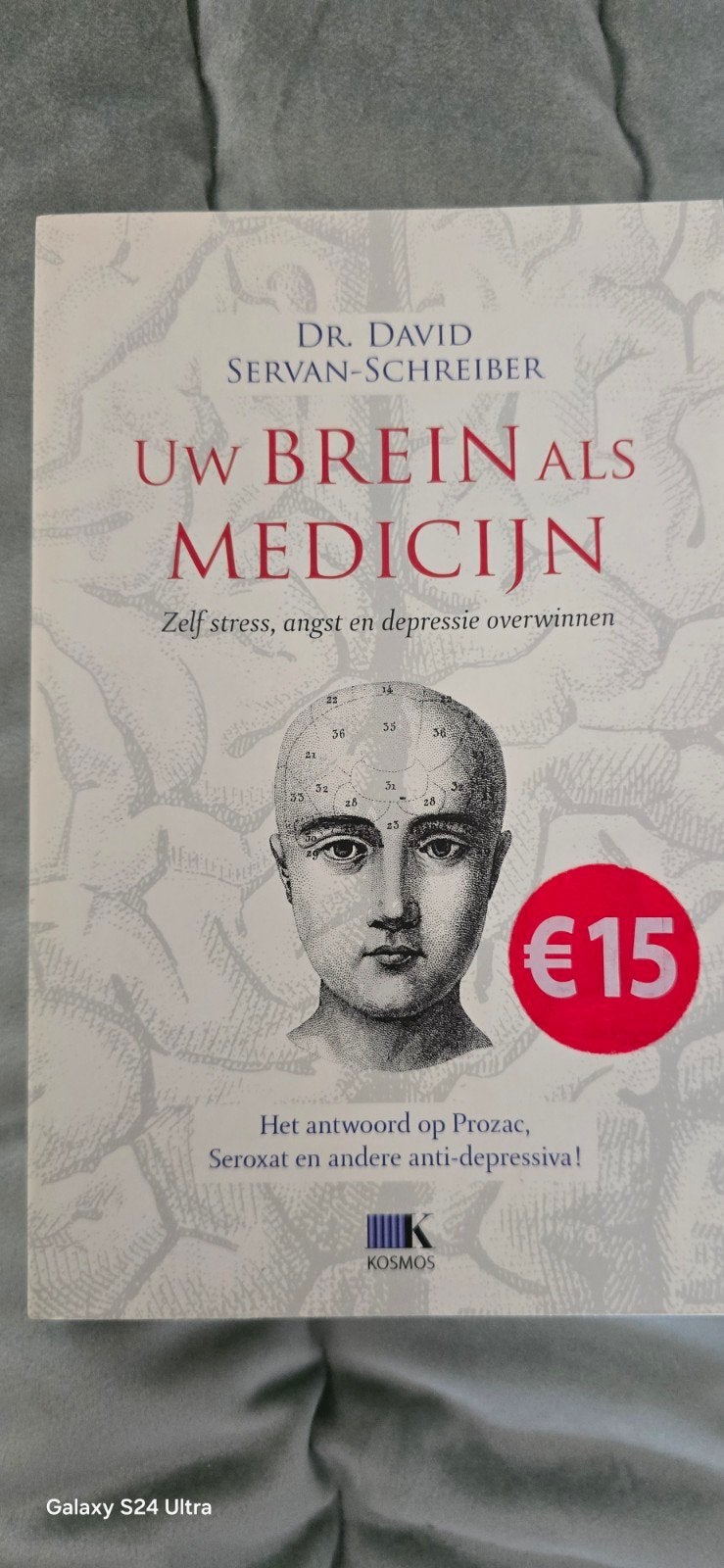 David Servan-Schreiber - Uw brein als medicijn, Livres, Psychologie, Enlèvement ou Envoi, David Servan-Schreiber