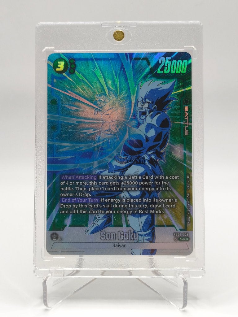 Dragon Ball FB04-059 Son Goku SR  alternatieve kunst, Verzamelen, Speelkaarten, Jokers en Kwartetten, Ophalen of Verzenden, Nieuw