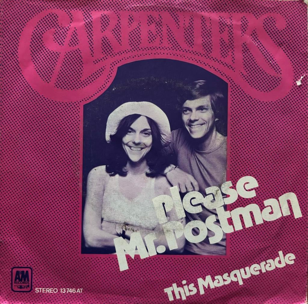 Carpenters - please Mr. Postman - this masquerade (7”vinyl ), Enlèvement ou Envoi, Utilisé