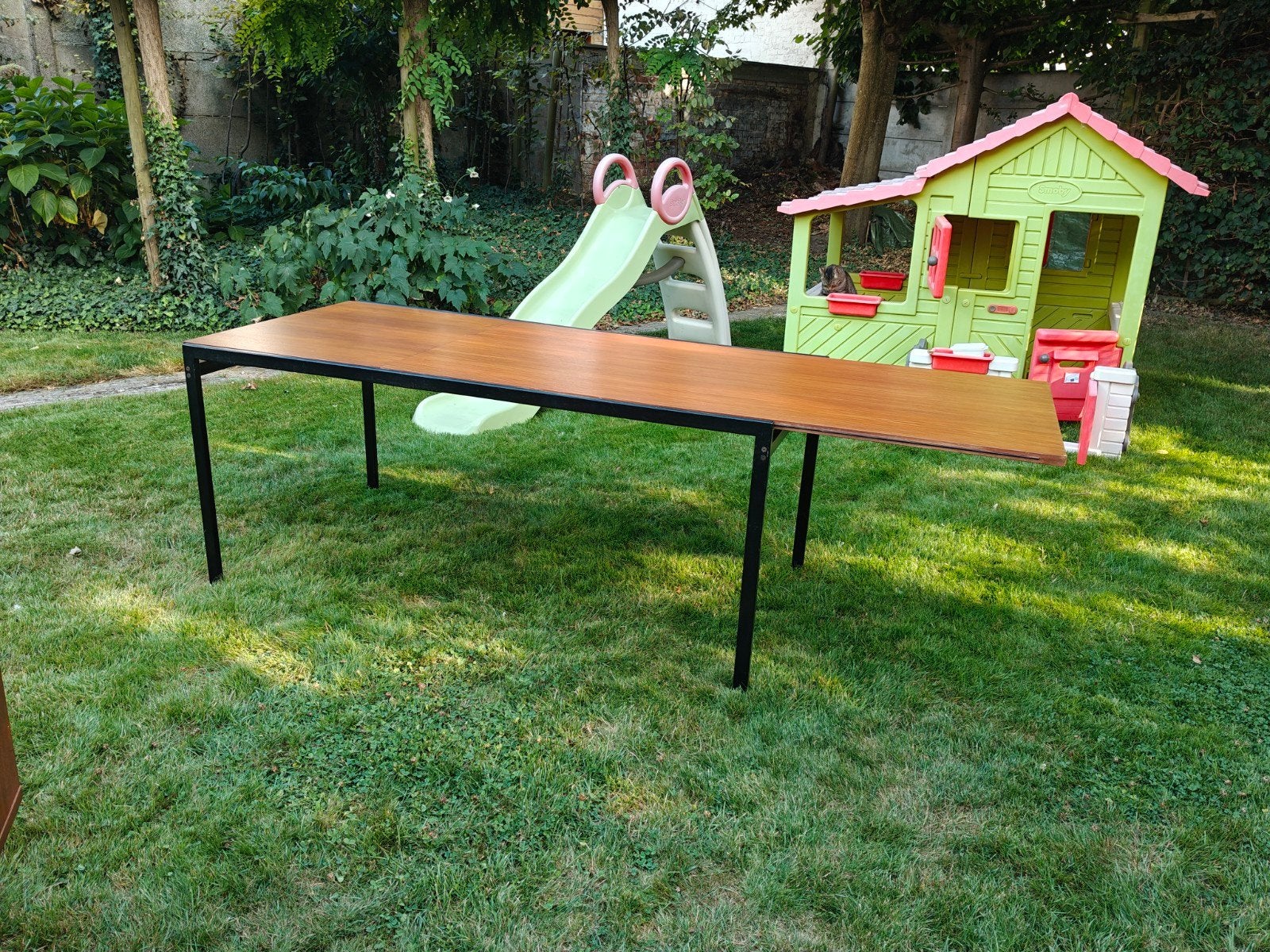 Cees Braakman eettafel pastoe sixties, Huis en Inrichting, Ophalen, Gebruikt, Teakhout, 50 tot 100 cm