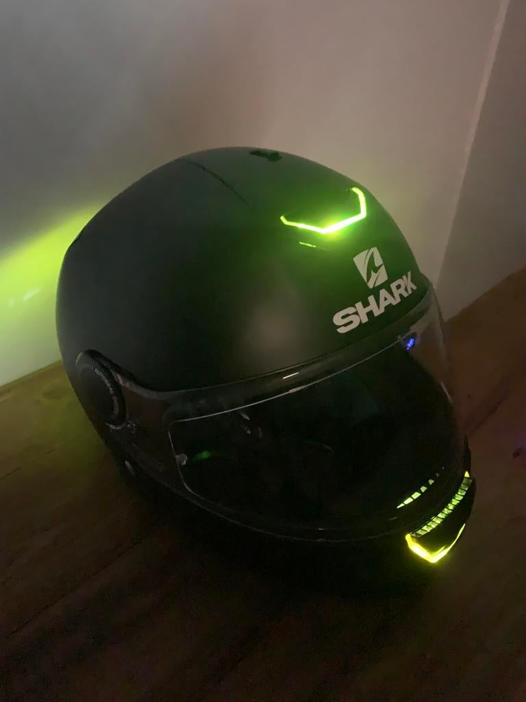 Casque moto Shark Skwal2 Led - taille S, Motoren, Ophalen of Verzenden, S, Shark