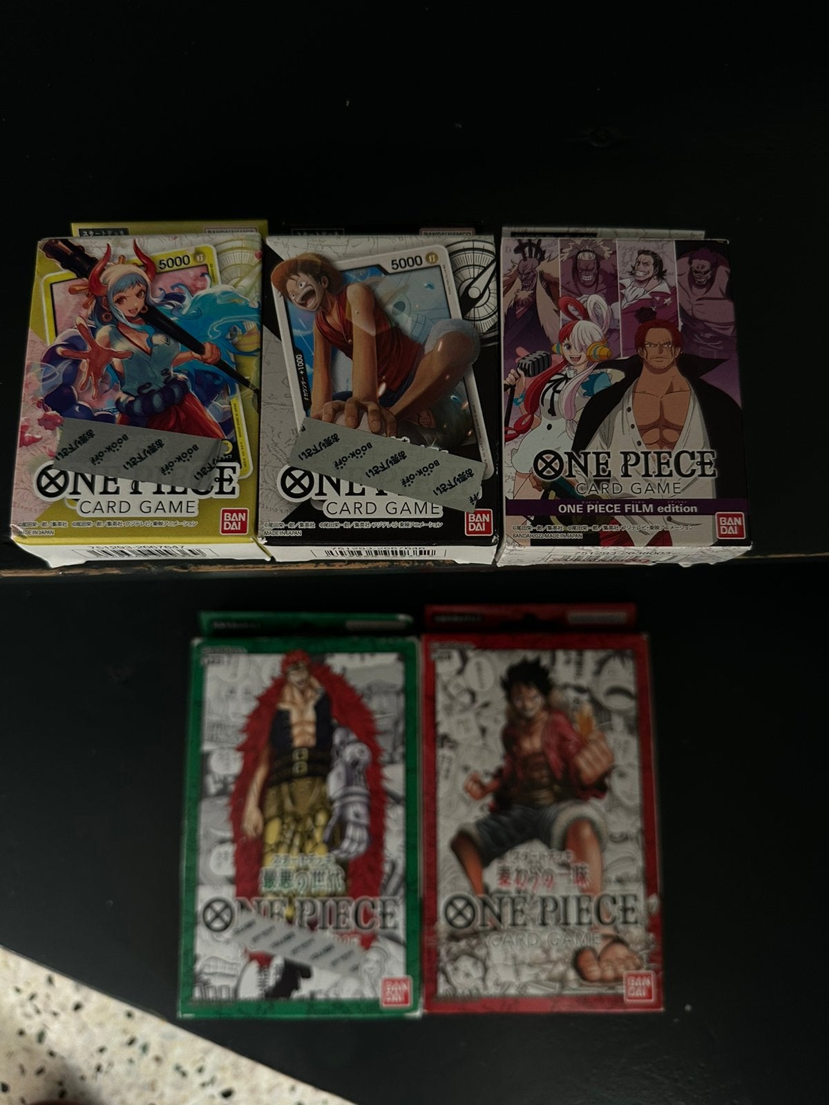 Decks de démarrage pour le jeu cartes One Piece (JAPONAIS), Enlèvement, Comme neuf
