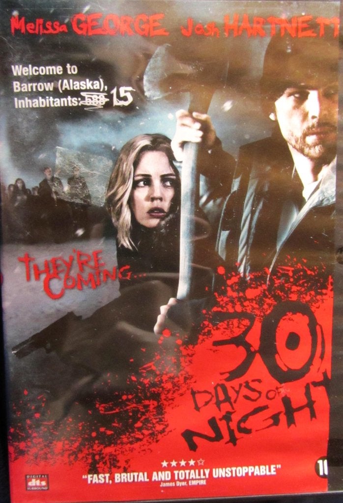 DVD HORROR- 30 DAYS OF NIGHT, Vampiers of Zombies, Engels, Alle leeftijden, Nederlands