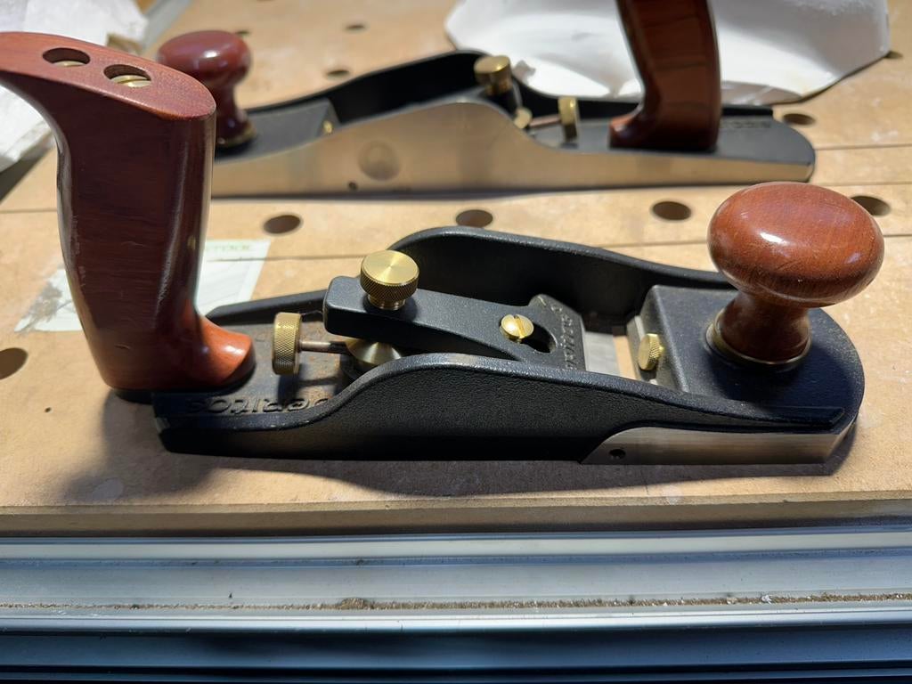 Veritas-bevel up- smoothing plane -handschaaf, Doe-het-zelf en Bouw, Schaafmachines, Ophalen, Zo goed als nieuw