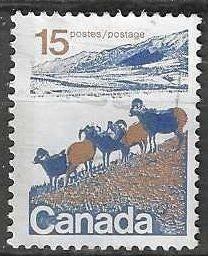 Canada 1972/1976 - Yvert 472 - Mouton de montagne (ST), Envoi, Affranchi