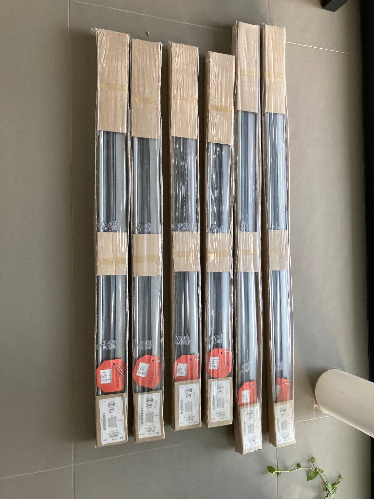 Ikea Stalis Jaloezie / lamellen aluminium grijs, Neuf, Commande par cordon, Gris, Métal