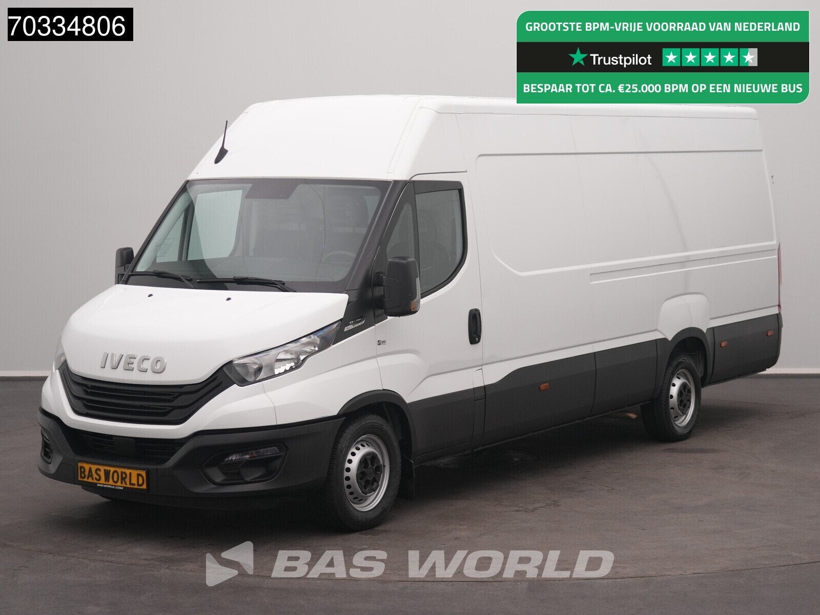 Iveco Daily 35S16 Automaat 160PK L3H2 3,5t Trekgewicht Airco, Automaat, Stof, Gebruikt, Euro 6
