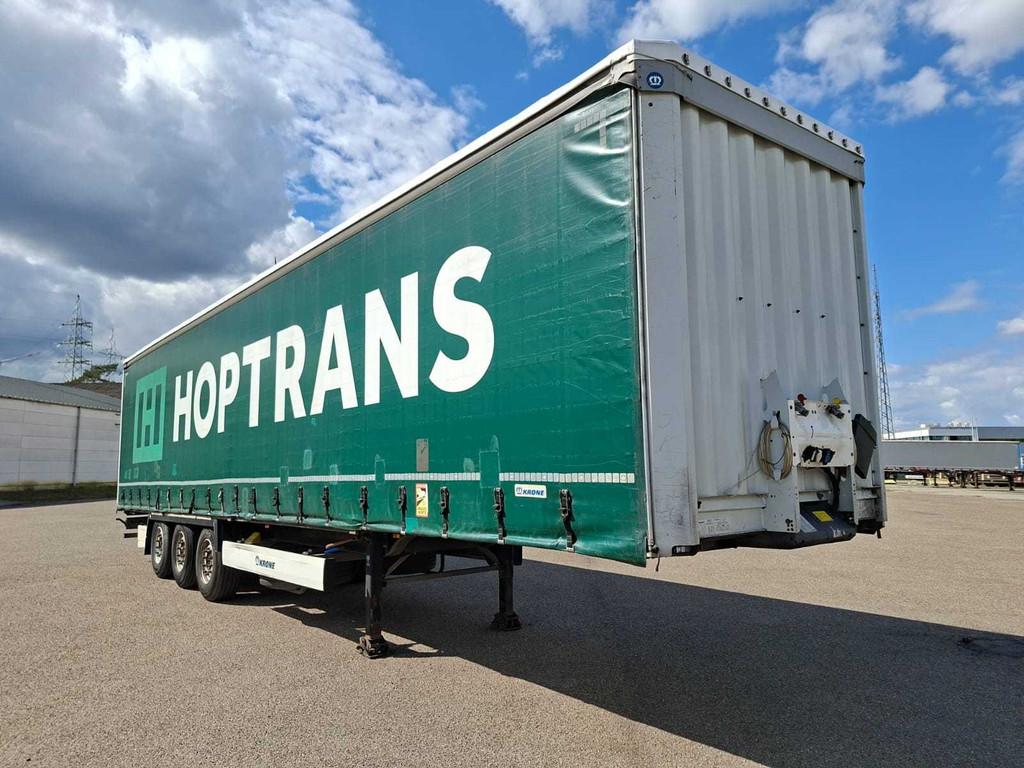 2018 Krone Oplegger/schuifzeiltrailer - 3 assen - 39T, Auto's, Vrachtwagens, Overige brandstoffen, Bedrijf, Aanhangers en Opleggers