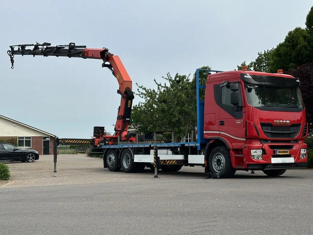 Iveco Stralis 420 !KRAAN/CRANE/GRUE/ Palfinger 42TM! RADIO R, Automaat, Euro 6, Iveco, 420 pk