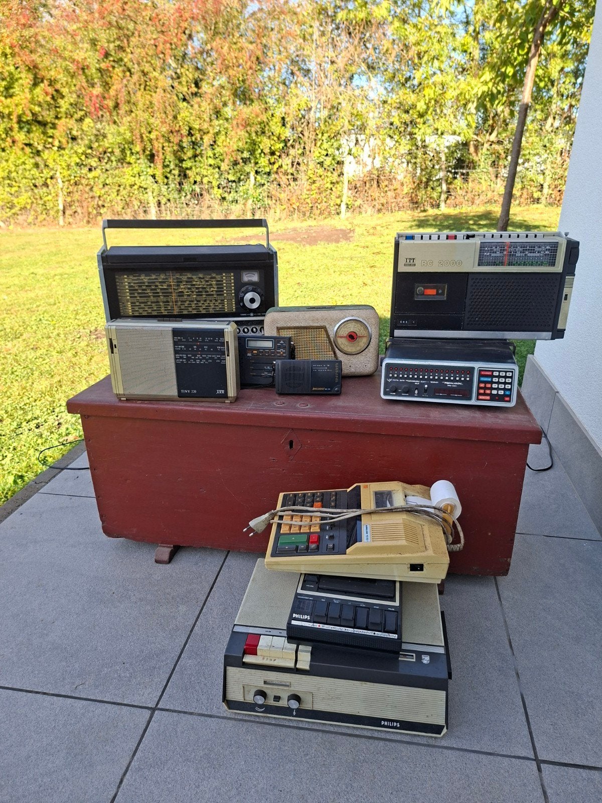 lot électronique vintage, radios,cassettes,scanner, Collections, Enlèvement