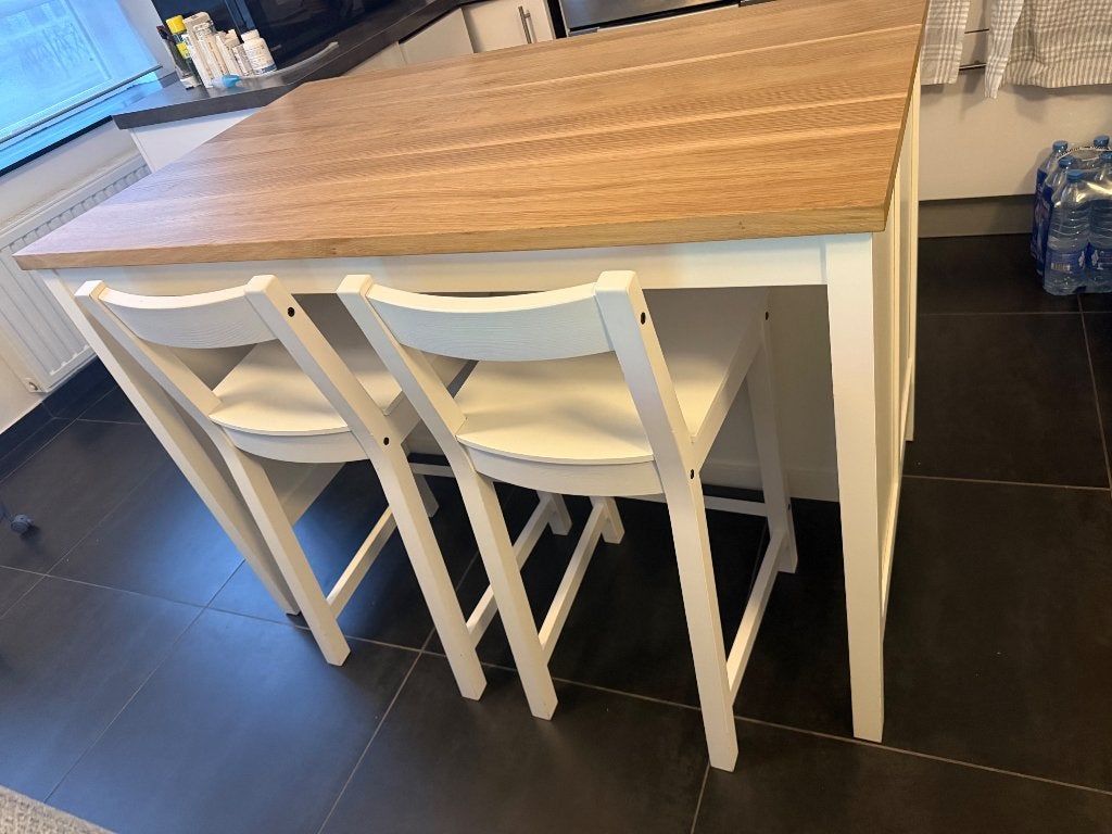 Îlot IKEA, Maison & Meubles, Enlèvement, Comme neuf, Beige