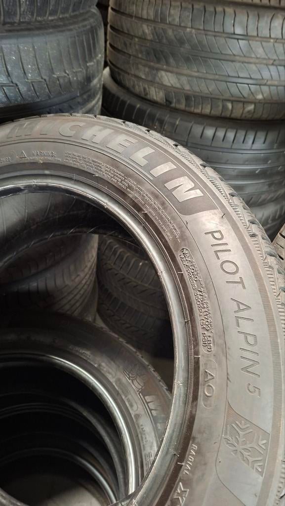 Set Banden 225/60/17(99h) Michelin pilot Alpin 5  225/60/17, Ophalen of Verzenden