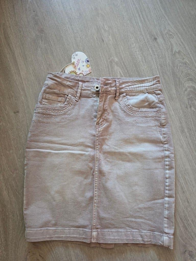 Rok, Bruin, Nieuw, Boven de knie, Ophalen