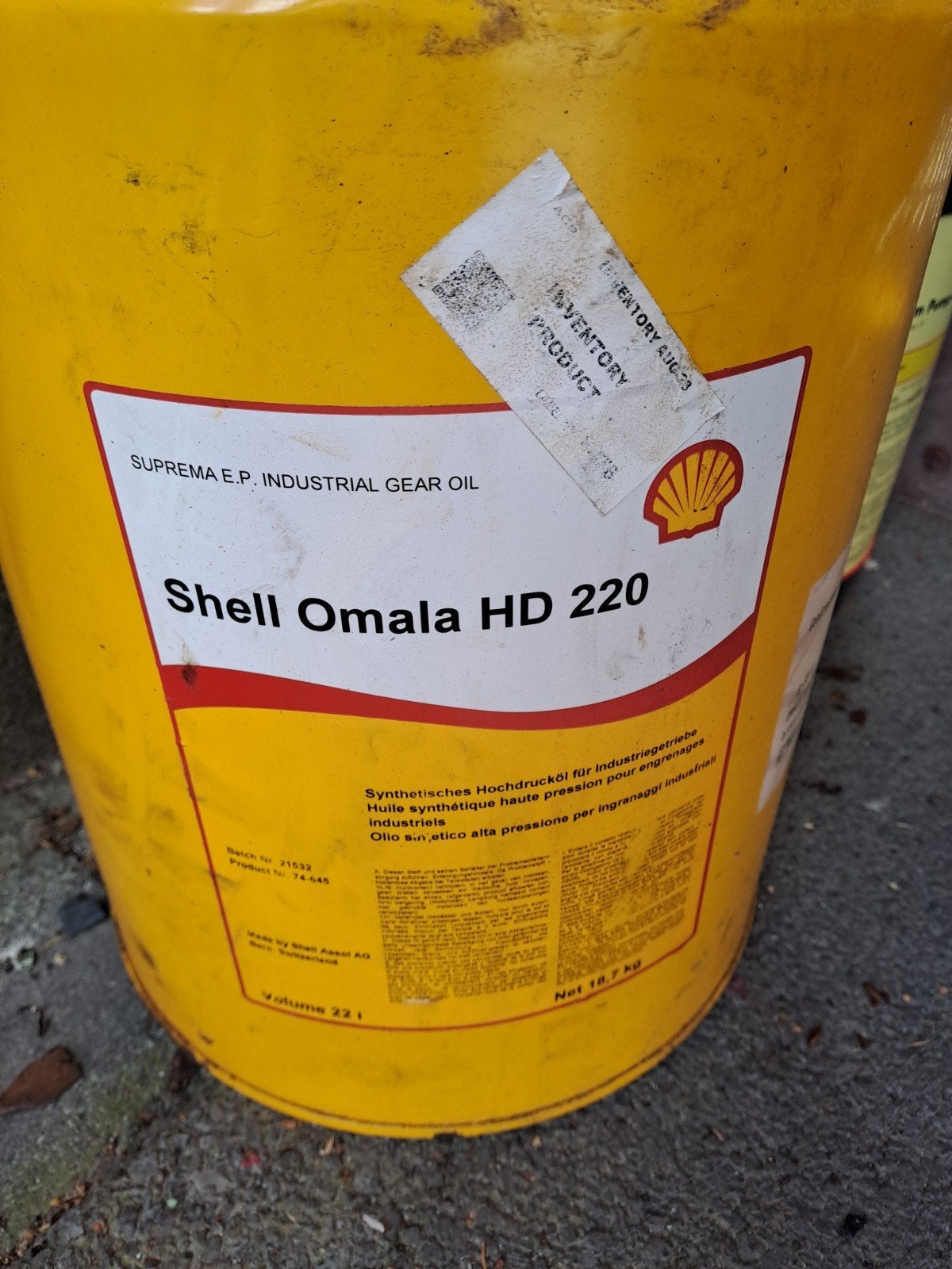 gear olie 35€ voor heel het vat 22 liter, Ophalen