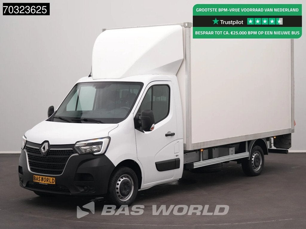 Renault Master 145PK Laadklep Bakwagen LED Navi Airco Cruise, Auto's, Bestelwagens en Lichte vracht, Stof, Gebruikt, Renault, 2500 kg