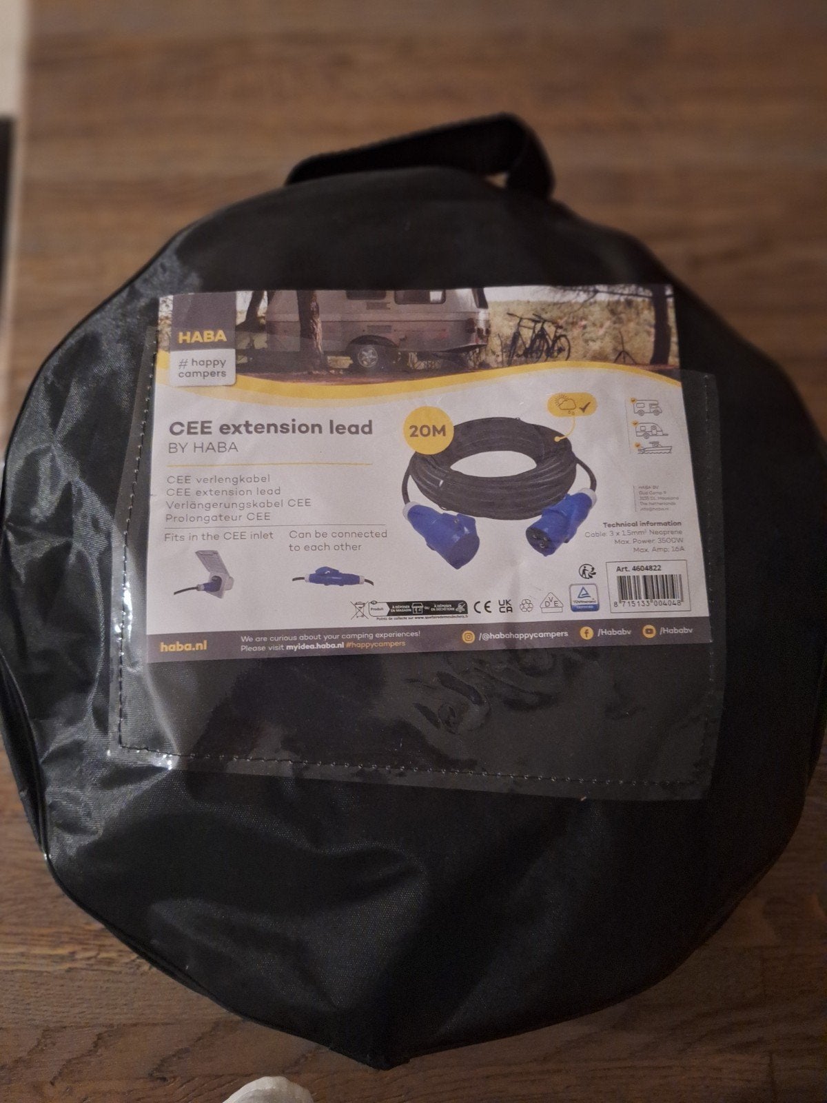 CEE verlengkabel, Caravanes & Camping, Enlèvement