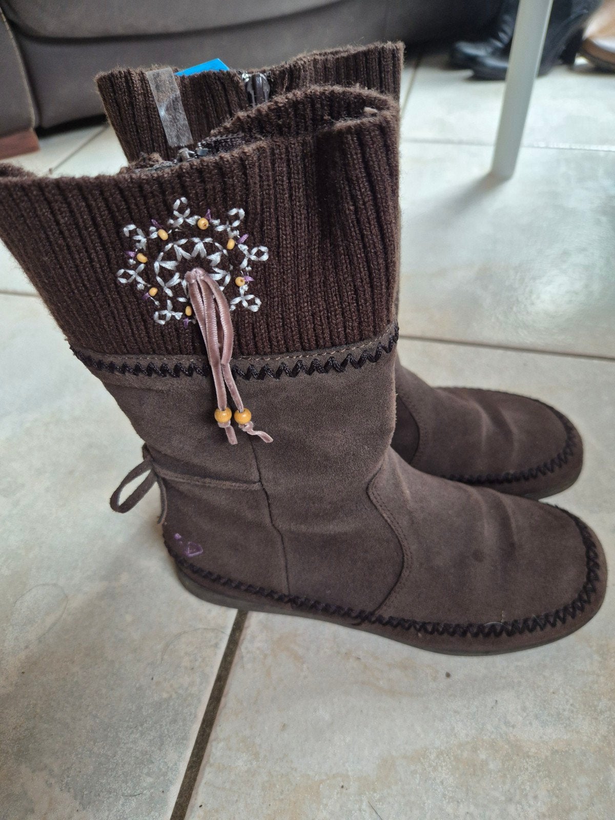 botte courte Roxy, Enlèvement ou Envoi, Brun