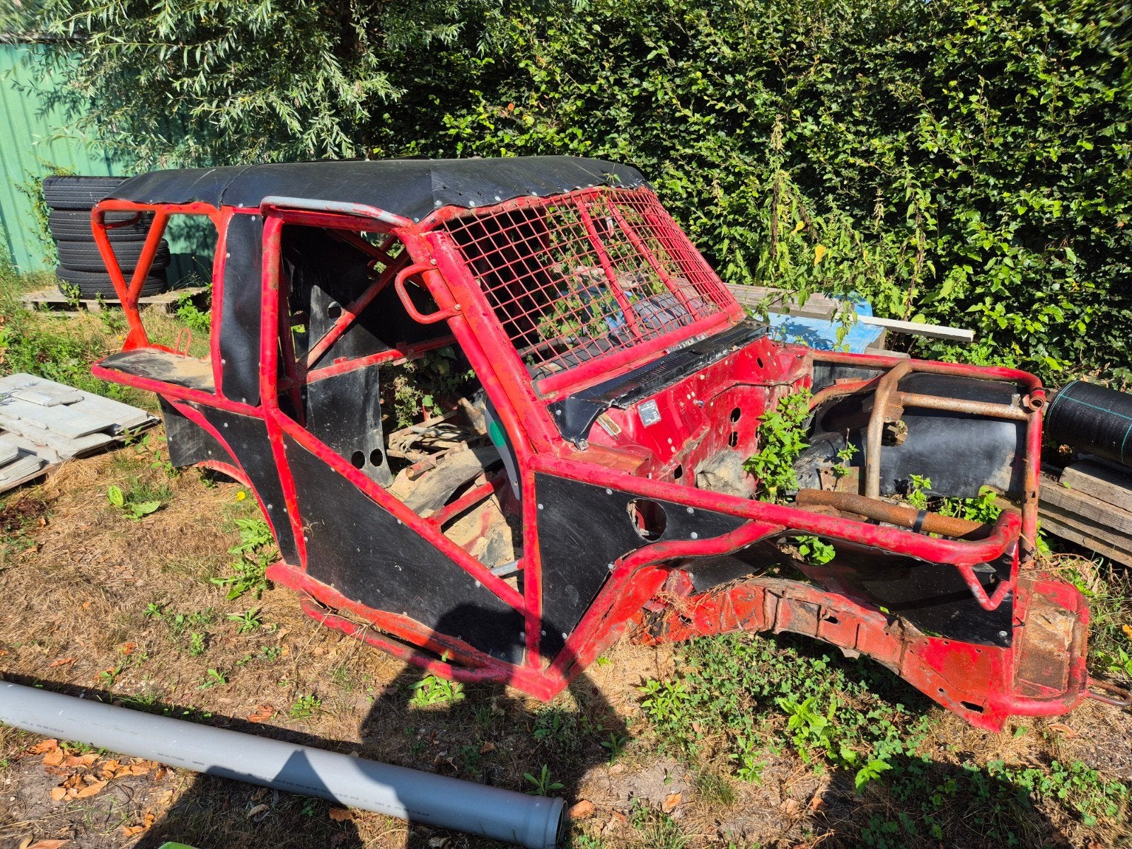 Nissan Patrol buizen frame/rolkooi, Ophalen