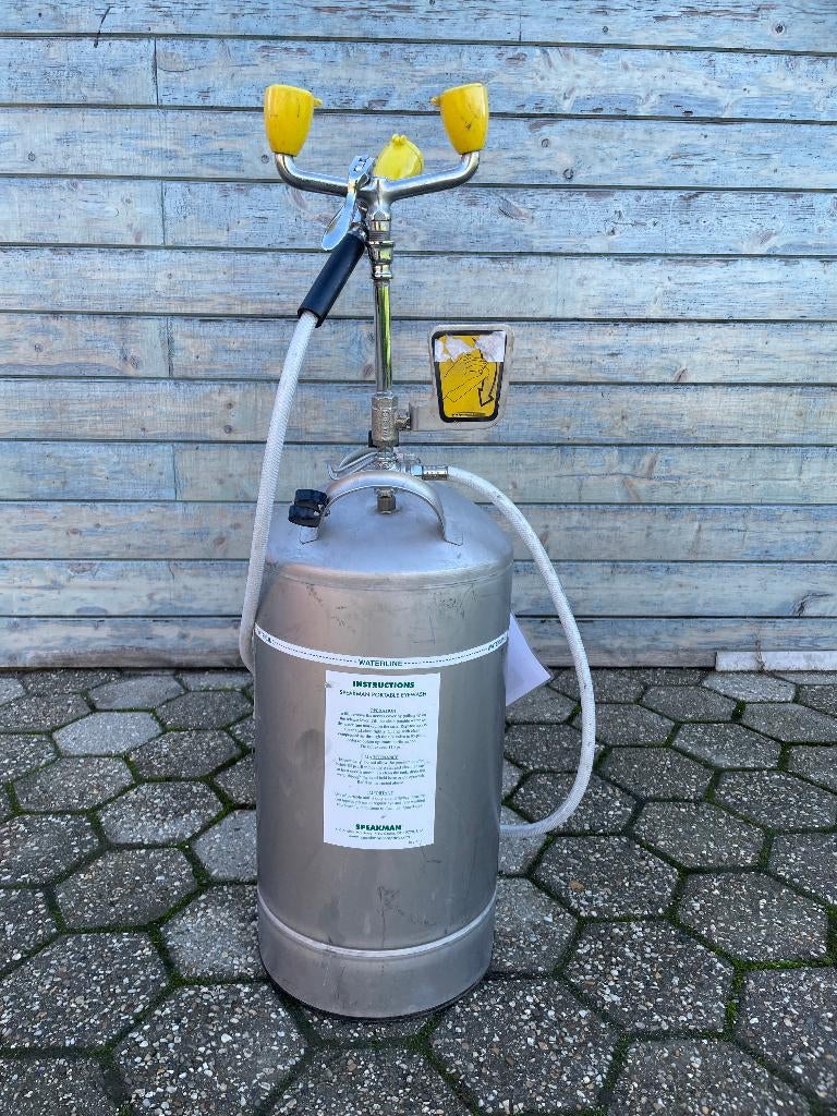 Draagbare oogdouche (Speakman SE-591) RVS tank, Ophalen, Zo goed als nieuw, Overige typen, Inox