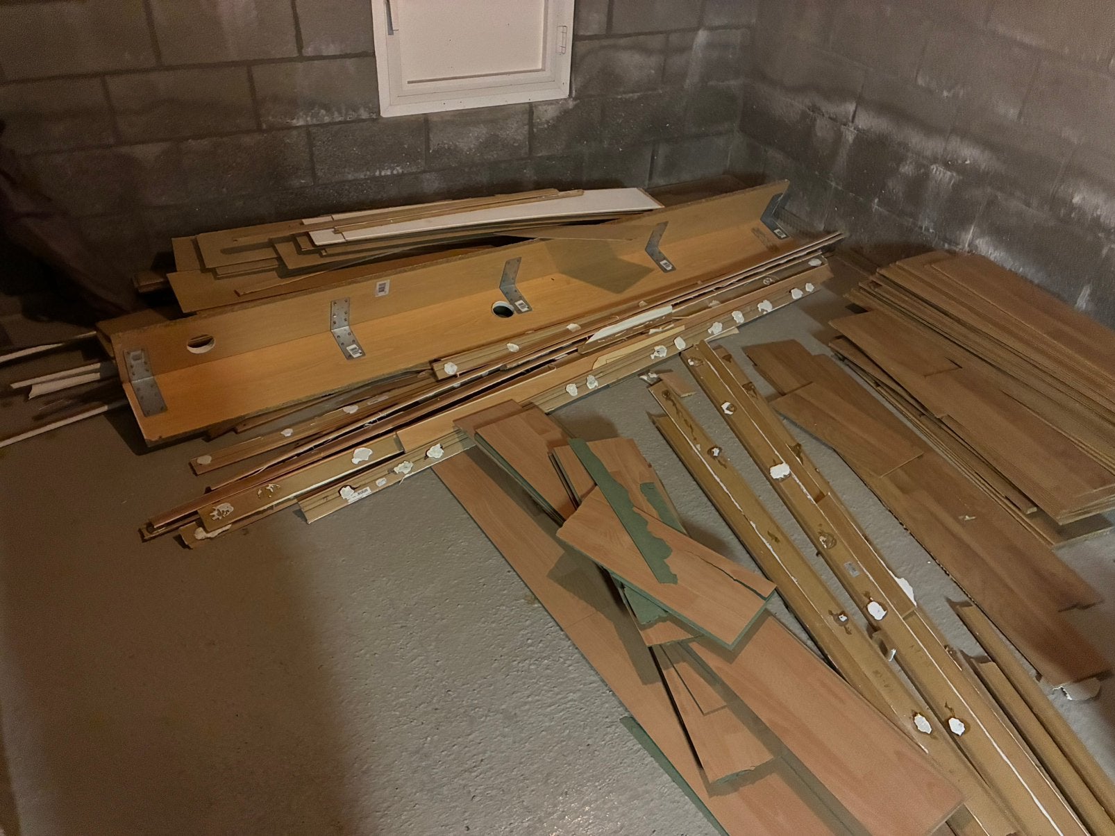 GRATIS hout af te halen, Doe-het-zelf en Bouw, Ophalen, Gebruikt, Eiken, Plank