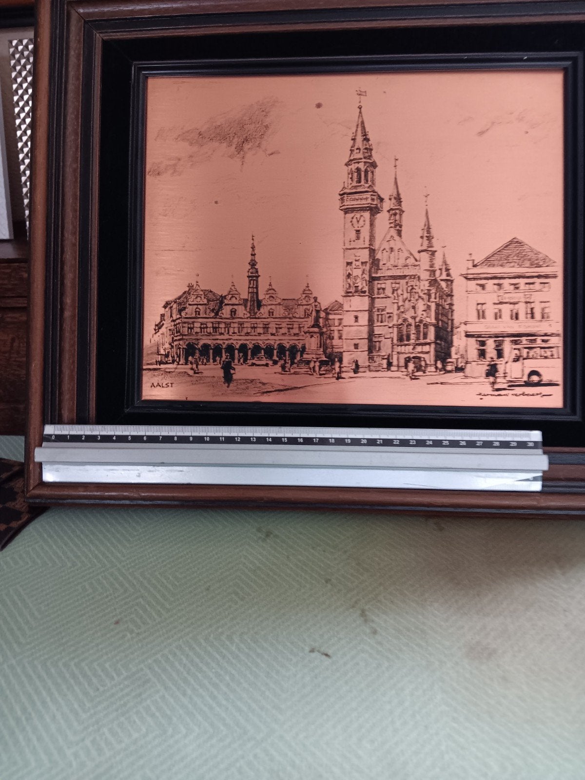 koperen beeld van Aalst., Antiek en Kunst, Ophalen