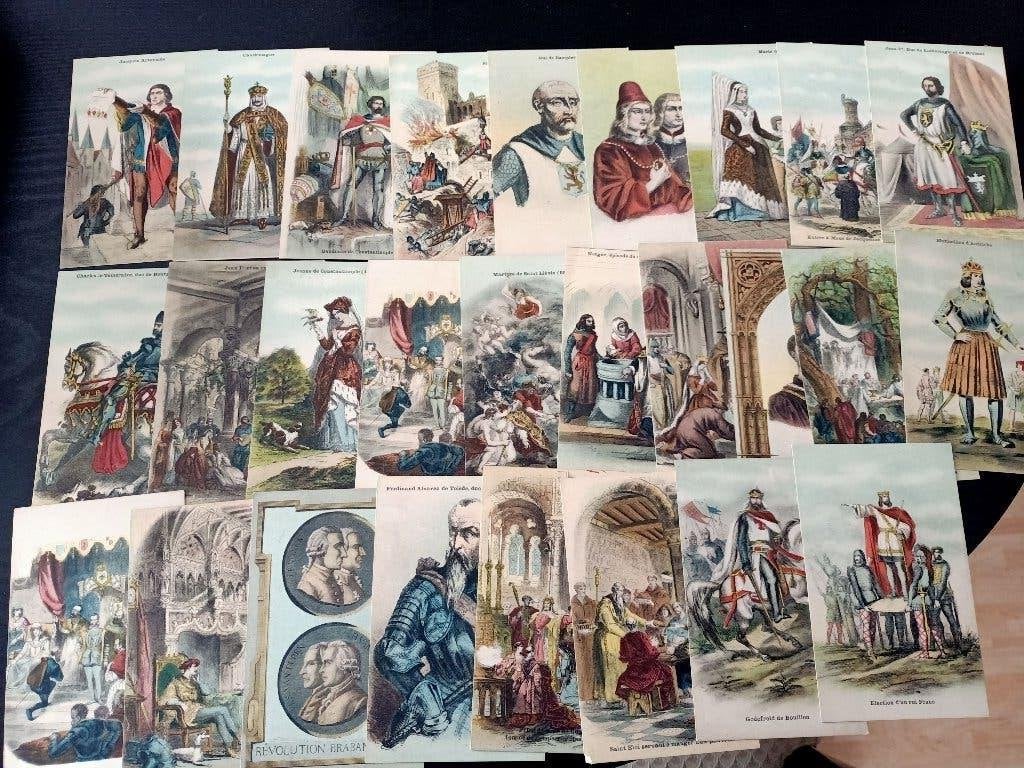 46 fantasie (Belgische) geschiedenis, Collections, Cartes postales | Thème, Enlèvement ou Envoi