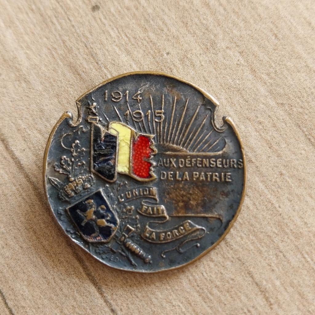 Belgische medaille wo1 1915 Albert I, Verzamelen, Ophalen of Verzenden