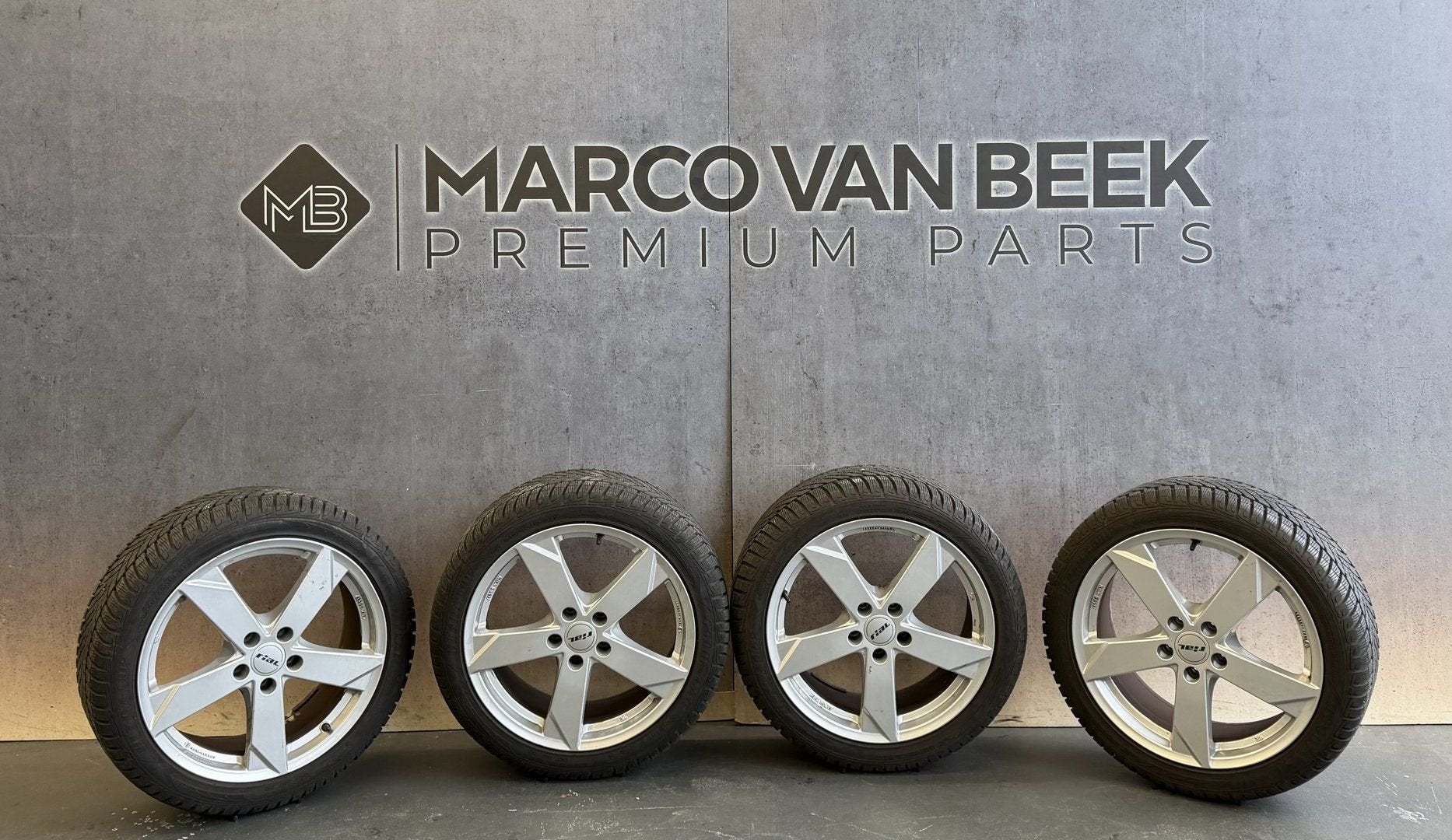 18 Inch Rial velgen winter wielen set, Auto-onderdelen, 18 inch, Gebruikt, -, -