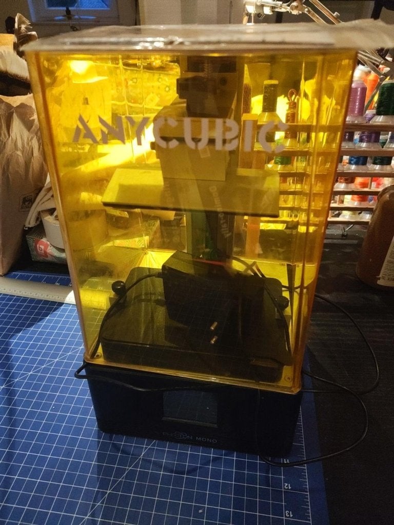 Anycubic Photon Mono resin 3D-printer + 2x WhamBam flexplate, Résine, Enlèvement, Utilisé, Anycubic