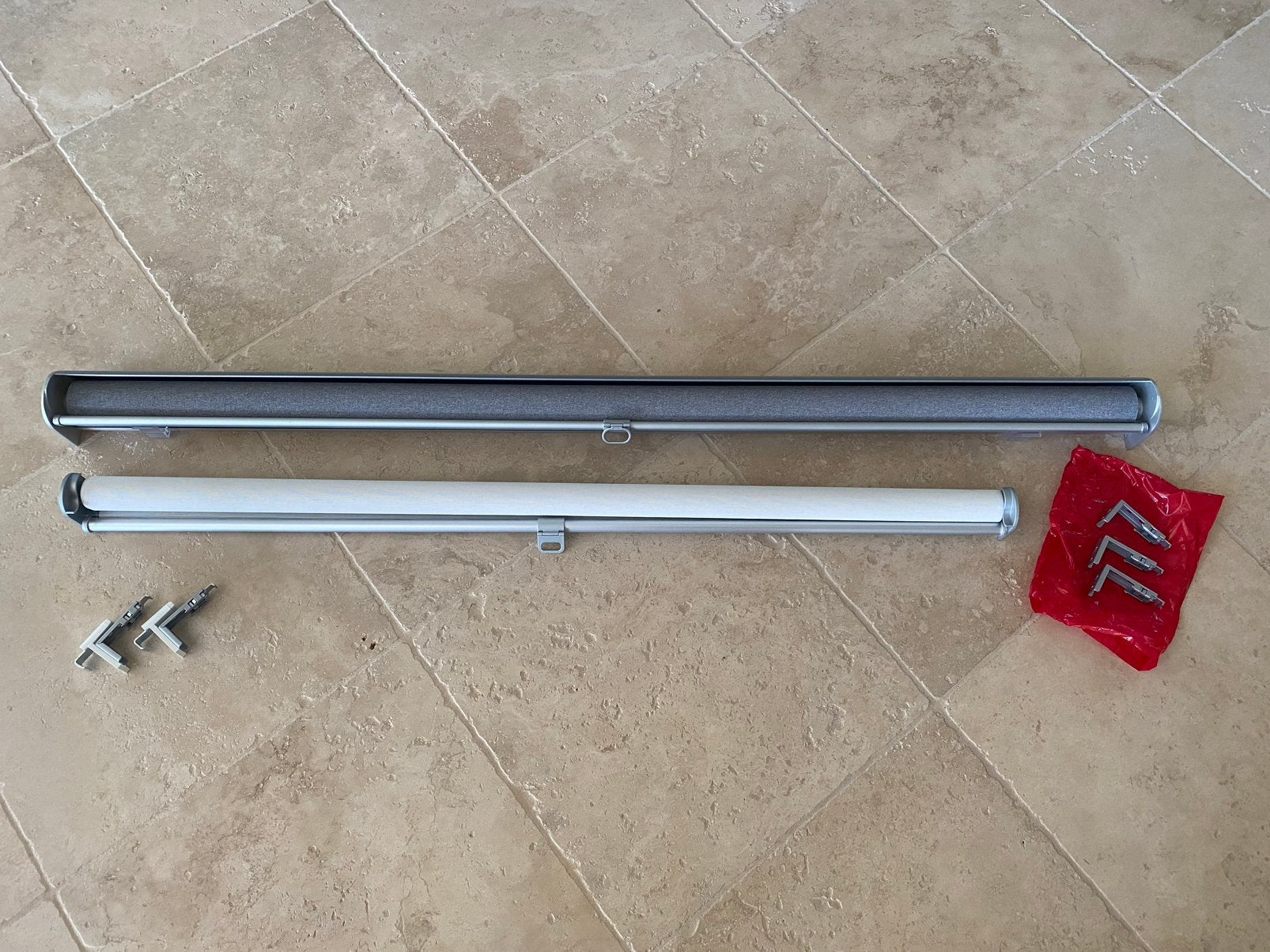 Set rolgordijnen IKEA, Ophalen, Lamellen, IKEA, Lichtdoorlatend