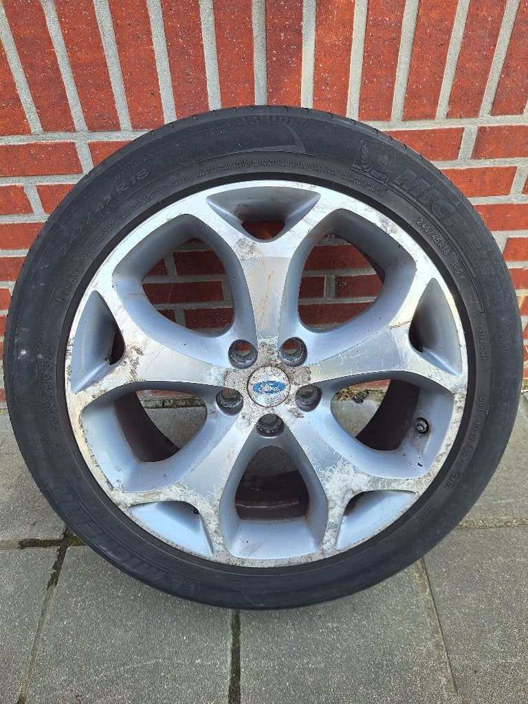 Originele velgen ford s max met Michelin banden.18 duim., Pneus et Jantes, 245 mm, 4 Saisons, Véhicule de tourisme