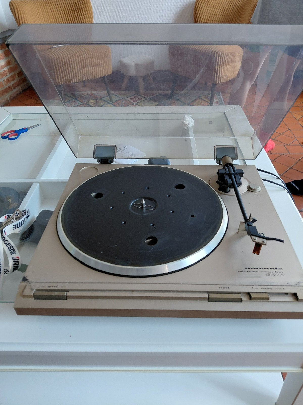 platine tourne disque, TV, Hi-fi & Vidéo, Enlèvement ou Envoi, Utilisé, Tourne-disque, Autres marques