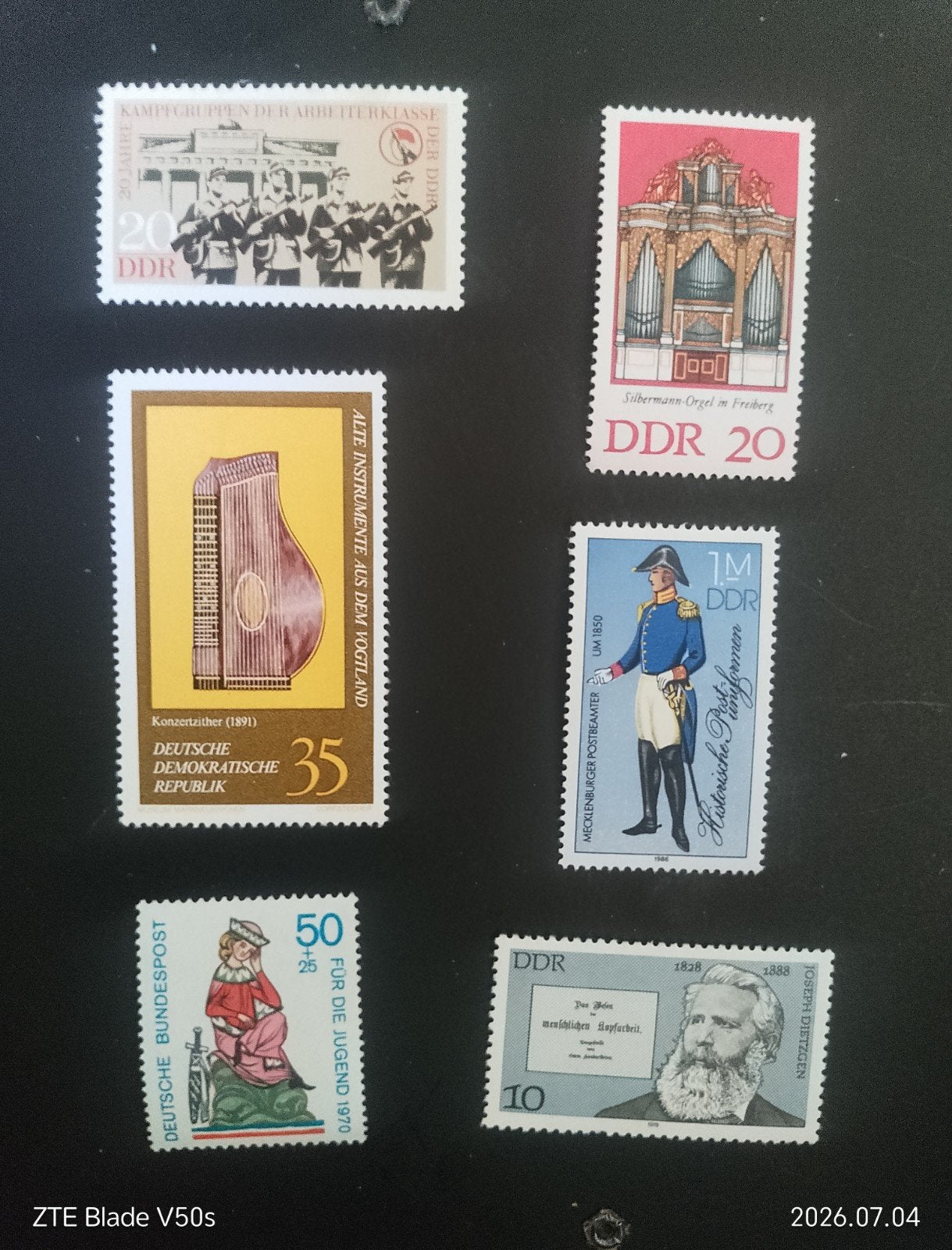 +-140 timbres postfrisch Histoire, Enlèvement ou Envoi